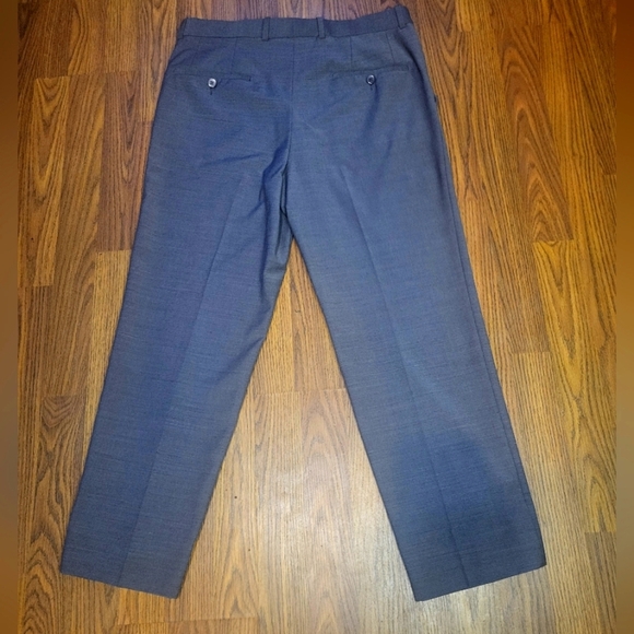 Gala G Men’s Dress Pants 50% Wool Blend charcoal grey–Size 34 Made In Canada A89 - Picture 6 of 9